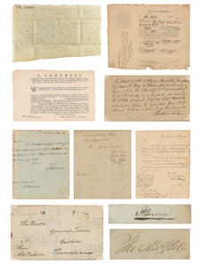 Lot #194  US Constitution Signers - Image 1