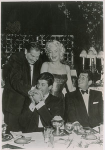 Lot #846 Marilyn Monroe, Dean Martin, Jerry Lewis, and Milton Berle - Image 1
