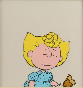 Lot #464 Sally production cel and drawing from Peanuts - Image 2