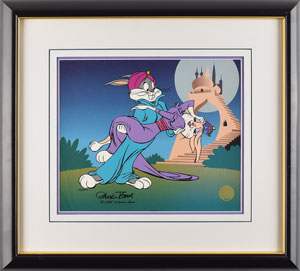 Lot #1063  Bugs Bunny limited edition cel signed