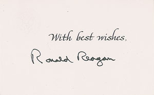 Lot #152 Ronald Reagan - Image 1