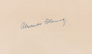 Lot #270 Alexander Fleming - Image 1