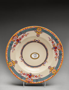 Lot #69  Kennedy China Bowl and Saucer - Image 2