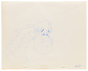 Lot #1030 Elliott production drawing from Pete's Dragon - Image 1