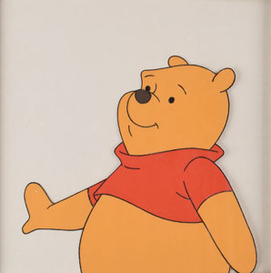 Lot #1039 Winnie the Pooh, Rabbit, and Christopher Robin production cels from The New Adventures of Winnie the Pooh - Image 3