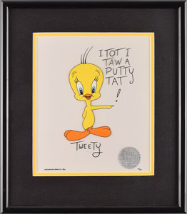Lot #1065  Tweety Bird limited edition hand-painted cel - Image 1