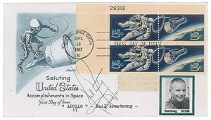 Lot #421 Neil Armstrong - Image 1