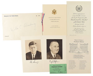 Lot #137 John F. Kennedy Inauguration Programs and Tickets - Image 3