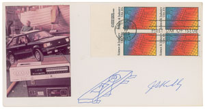 Lot #2050 Jack Kilby Signed Sketch - Image 1