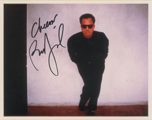 Lot #660 Billy Joel Signed Photograph