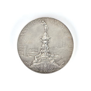 Lot #8021  Antwerp 1920 Summer Olympics Silver Winner’s Medal - Image 2