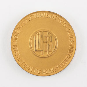 Lot #8057  Squaw Valley 1960 Winter Olympics / World Championship Hockey Gold Winner’s Medal - Image 2