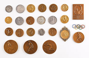 Lot #8152  European Athletic Medal Collection of