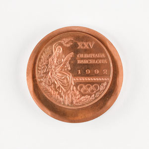 Lot #8118  Barcelona 1992 Summer Olympics Bronze Winner's Pattern Medal - Image 1