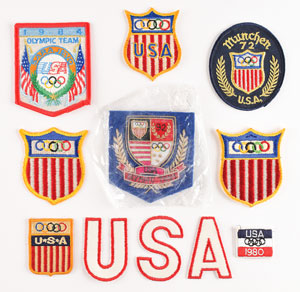 Lot #8151  Team USA Team Members' Olympic Patch Collection - Image 1