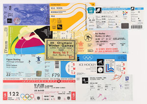 Lot #8149  Winter Olympics Ticket Collection of