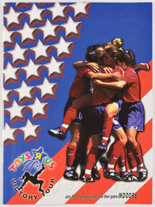 Lot #8163  1999 FIFA Women's World Cup Team USA Signed Program - Image 1