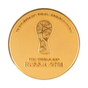 Lot #8169  2018 FIFA World Cup Participation Medal - Image 2