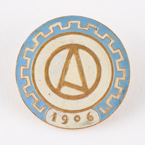 Lot #8013  Athens 1906 Intercalated Summer Olympics Participation Badge - Image 1