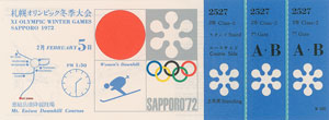 Lot #8077  Sapporo 1972 Winter Olympics Tickets - Image 5
