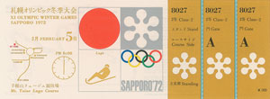 Lot #8077  Sapporo 1972 Winter Olympics Tickets - Image 6