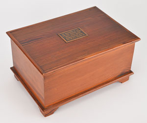 Lot #4155  White House 1927 Wood Box - Image 1
