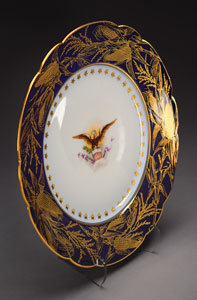 Lot #4010 Benjamin Harrison White House China Breakfast Plate - Image 2