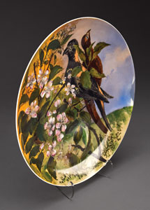 Lot #4009 Rutherford B. Hayes White House Limited Edition 'Two Birds' Plate - Image 2