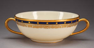Lot #4018 Franklin D. Roosevelt White House China Soup Bowl - Image 2