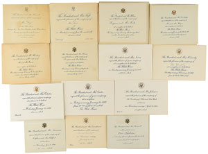 Lot #4153  Presidential Dinner Invitations (20th