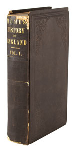 Lot #4056 James Buchanan Signed Book: 'Hume's History of England' - Image 3