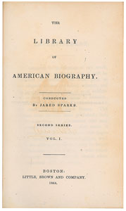 Lot #4061 U. S. Grant's Personally-Owned Book: 'The Library of American Biography' - Image 3
