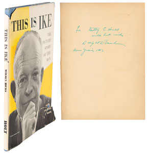 Lot #4108 Dwight D. Eisenhower Signed Book: 'This