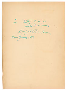 Lot #4108 Dwight D. Eisenhower Signed Book: 'This Is Ike' - Image 2