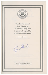 Lot #4146 George Bush Collection of (47) Signed Books - Image 4