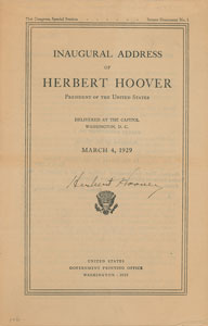 Lot #4080 Herbert Hoover Collection of (56) Signed Books and Pamphlets - Image 4