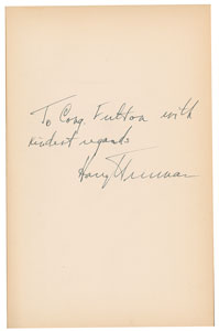 Lot #4096 Harry S. Truman Collection of (24) Signed Books - Image 3