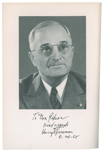 Lot #4098 Harry S. Truman Signed Book Set: 'Public Papers' in Eight Volumes - Image 9
