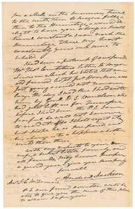 Lot #4050 Andrew Jackson Autograph Letter Signed - Image 2