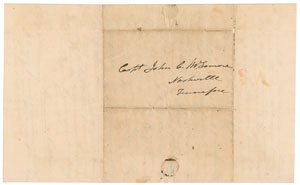 Lot #4050 Andrew Jackson Autograph Letter Signed - Image 3