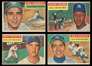 Lot #681  1956 Topps Partial Set of 315+ Cards -