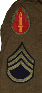 Lot #424  WWII Uniform: J. H. Hevener - Image 2