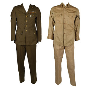 Lot #425  WWII Uniform: Lowell D. Pyle - Image 1