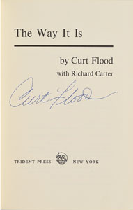 Lot #913 Curt Flood - Image 1