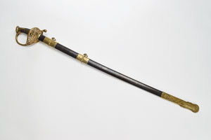 Lot #324  Civil War US Model 1850 Staff & Field Officer's Sword by Ruddick of Boston - Image 1