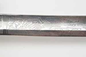 Lot #324  Civil War US Model 1850 Staff & Field Officer's Sword by Ruddick of Boston - Image 4
