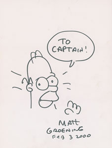Lot #448 Matt Groening - Image 1