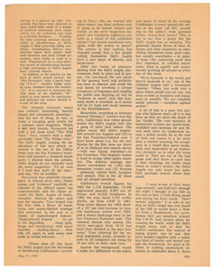 Lot #629 Hunter S. Thompson: Issue of 'The Nation' - Image 3