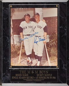 Lot #877 Mickey Mantle and Roger Maris