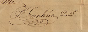 Lot #149 Benjamin Franklin - Image 2